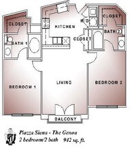 The Genoa floor plan